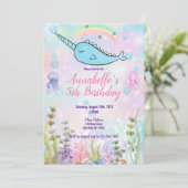 海の下の水彩 招待状 (スタンド正面)