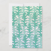 海の下の海のベビーシャワー招待状 招待状 (裏面)