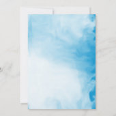 海の下の海の一歳の誕生日 招待状 (裏面)