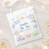 海の下の海の最初の誕生日 フェイバーバッグ (クリップ留めされた状態)