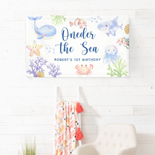 海の下の海の最初の誕生日 横断幕 (インサイチュ)
