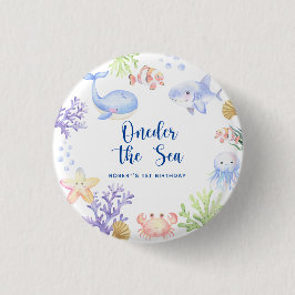 海の下の海の最初の誕生日 缶バッジ