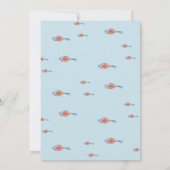 海の下の海アホイそれは男の子のシャワーだ 招待状 (裏面)