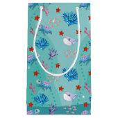 海の下の海海の生き物 スモールペーパーバッグ (正面)