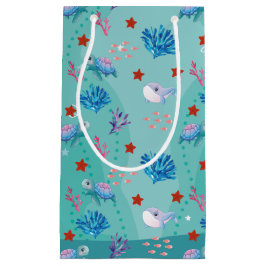 海の下の海海の生き物 スモールペーパーバッグ