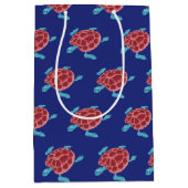 海の下の海海の生き物 ミディアムペーパーバッグ (正面)