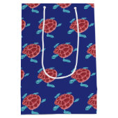 海の下の海海の生き物 ミディアムペーパーバッグ (裏面)