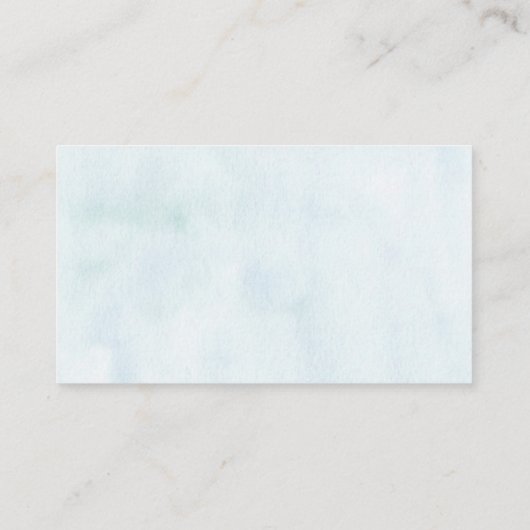 海の下の灯台の赤ちゃんシャワーおむつ エンクロージャーカード (裏面)