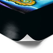 「海の下の生活」光沢のあるポスター ポスター (コーナー)