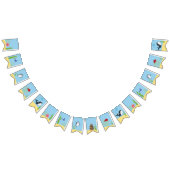 海の下の男の子の最初の誕生日パーティー バンティングフラッグ (全)