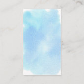 海の下の男の子の赤ちゃんシャワーおむつラッフル エンクロージャーカード (裏面)