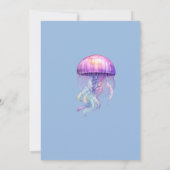 海の下の男の子男の赤ちゃん 招待状 (裏面)