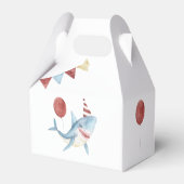 海の下の私たちのベイビーシャークの1歳の誕生日 フェイバーボックス (裏面サイド)