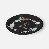 海の下の紙プレート ペーパープレート (アングル)