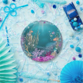 海の下の紙皿 ペーパープレート (パーティー)