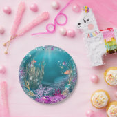 海の下の紙皿 ペーパープレート (パーティー)