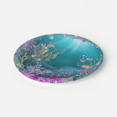 海の下の紙皿 ペーパープレート (アングル)