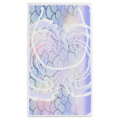 海の下の紫色のパタはかりで測ーン スモールペーパーバッグ (裏面)