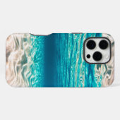 海の下の茶色い砂 iPhoneケース (裏面横)