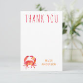 海の下の虹色の魚に感謝を捧ぐ サンキューカード (スタンド正面)