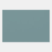 海の下の誕生日の海ウィスパーパターン ラッピングペーパーシート (正面3)