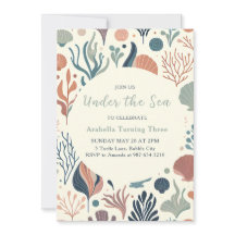 海の下の誕生日の海ウィスパーパターン