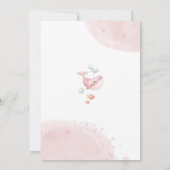 海の下の誕生日招待状 招待状 (裏面)