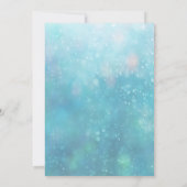 海の下の誕生日招待状,海動物 招待状 (裏面)