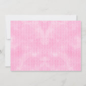 海の下の赤い人魚1歳の誕生日 招待状 (裏面)