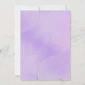 海の下の赤ちゃんシャワーガール海 招待状 (裏面)