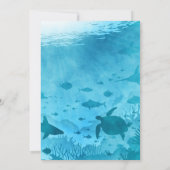 海の下の輝き 招待状 (裏面)