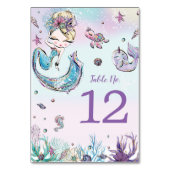 海の下の金髪の人魚 テーブルナンバー (正面)