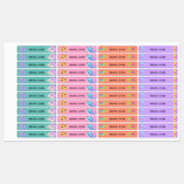 海の下の防水名ラベル。 ラベル (シート)