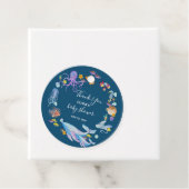 海の下の青ありがとう赤ちゃんシャワー フェイバータグ (インサイチュ)