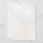 海の下の青いアホイ！男の子ベイビーシャワー 招待状 (裏面)