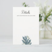 海の下の青いサンゴ結婚類 エンクロージャーカード (スタンド正面)