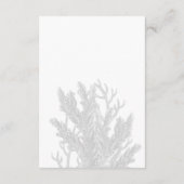 海の下の青いサンゴ結婚類 エンクロージャーカード (裏面)