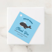 海の下の青いハローベビーシャワーグレイ鯨 フェイバータグ (インサイチュ)