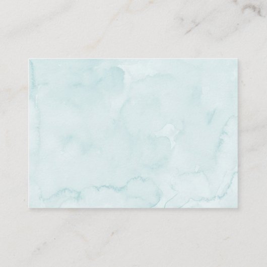 海の下の青い男の子は何試合を推測 エンクロージャーカード (裏面)