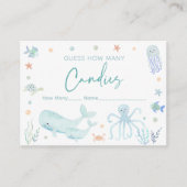 海の下の青い男の子は何試合を推測 エンクロージャーカード (正面)