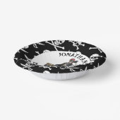 海の下の骸骨 ペーパーボウル (傾斜あり)