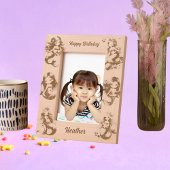 海の下の魔法の人魚の子供の誕生日ギフト レーザー彫刻フレーム