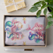 海の下の魔法の人魚誕生日写真 薄葉紙 (ギフト)