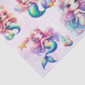 海の下の魔法の人魚誕生日写真 薄葉紙 (詳細)