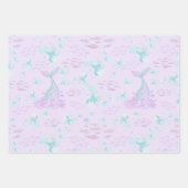 海の下の魔法の人魚 ラッピングペーパーシート (正面2)