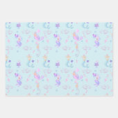 海の下の魔法の人魚 ラッピングペーパーシート (正面)