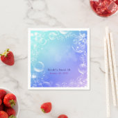 海の下の魔法の泡カスタムパーティー スタンダードカクテルナプキン (インサイチュ)