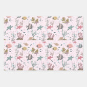 海の下の魚 ラッピングペーパーシート (正面3)