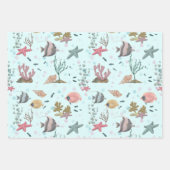 海の下の魚 ラッピングペーパーシート (正面2)