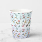 海の下の魚 紙コップ (左)